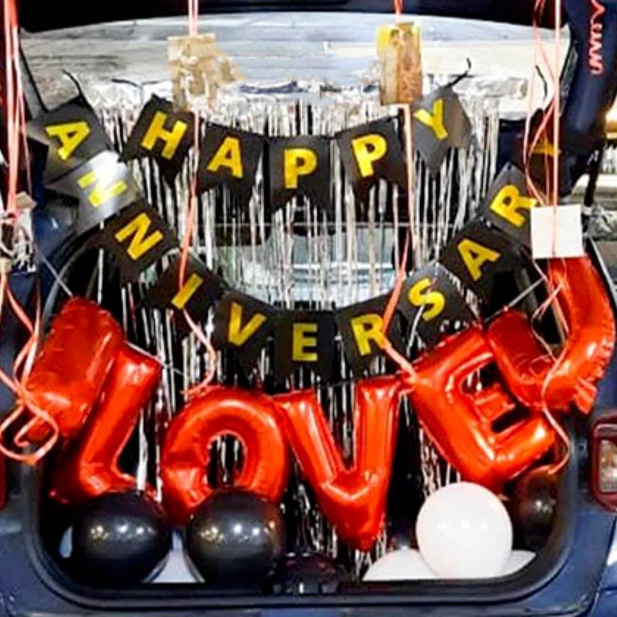 Car Balloon Surprise - Unique Anniversary Gift for Your Husband
