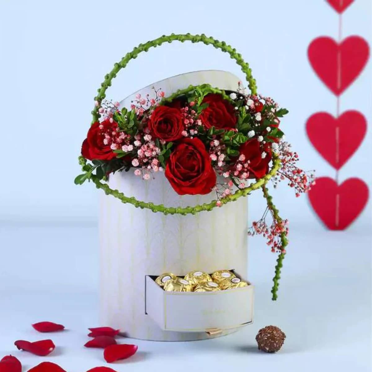 Classy Red Roses Round Box - Perfect Red Roses Bouquet for Every Occasion
