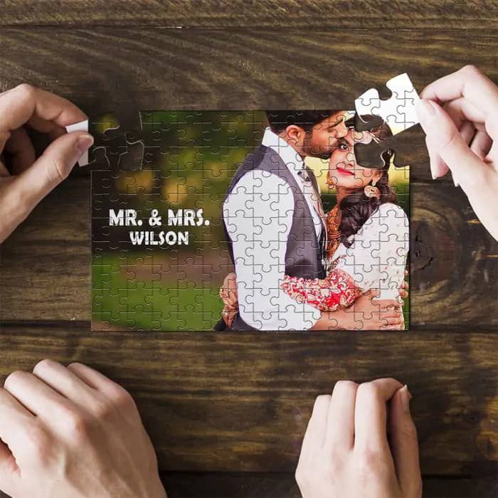 Personalised Happy Couple Puzzle - Valentines gifts for him