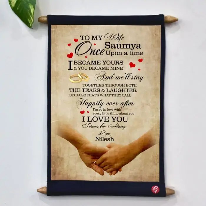 Personalized Sentimental Message: Personalized Anniversary Gifts for Her
