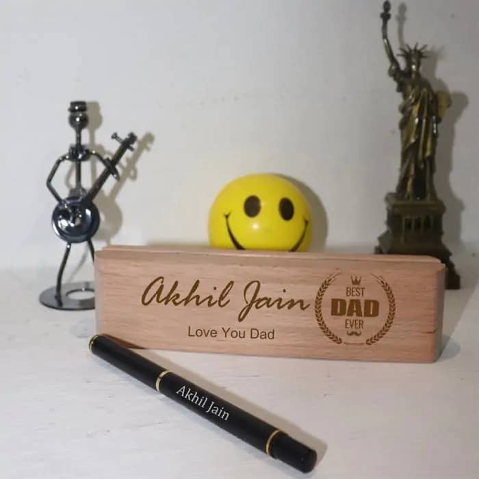 Personalized Engraved Foldable Pen Box - Best gift for dad