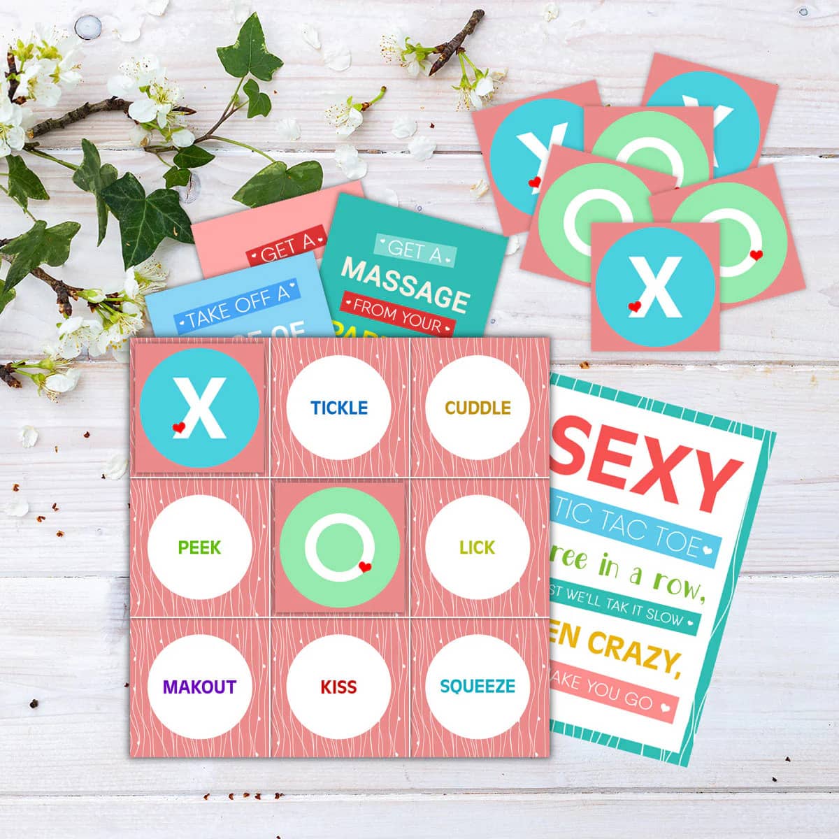 Sexy Romantic Tic Tac Toe Game - Gifts for Your Husband