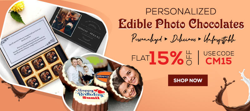 Edible Personalized Photo Chocolates